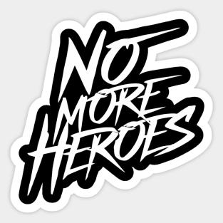 No more heroes Sticker